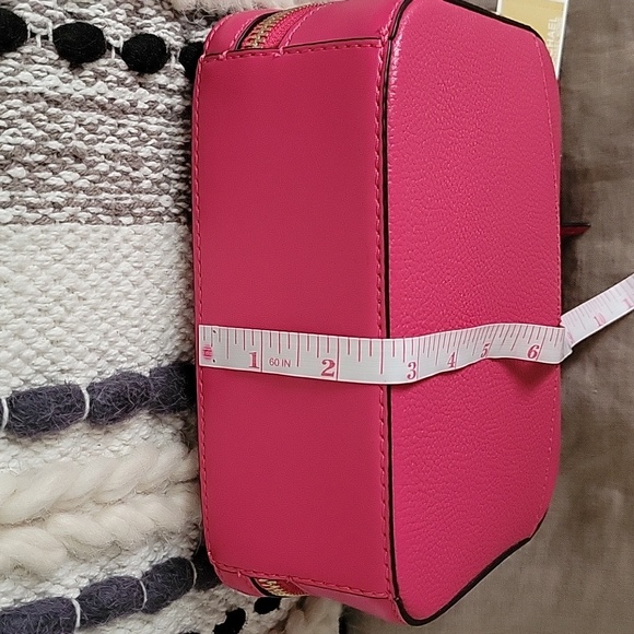 Michael Kors Jet Set Charm Handle/Crossbody Purse, Rubin Red NWT - Picture 8 of 16